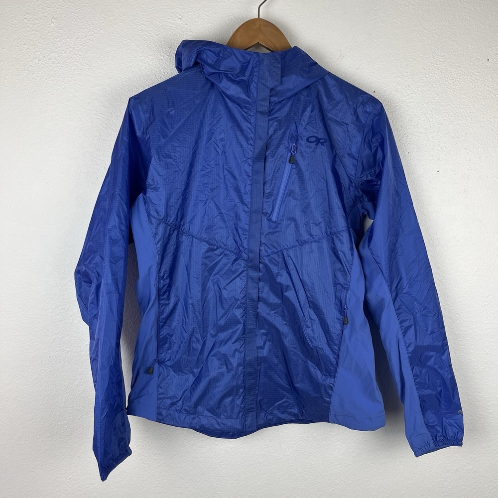 Outdoor Research Women's Medium Helium Hybrid Ultralight Jacket Blue